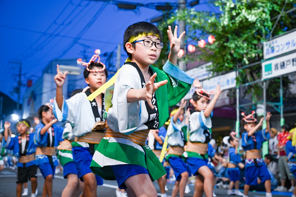 Flower Green Awaji Island Awa Dance